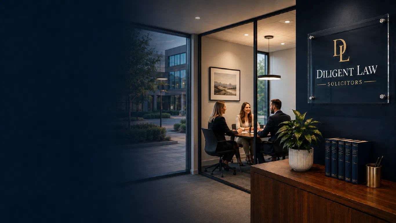 The Diligent Law Solicitors meeting room at our Kings Hill office in West Malling, Kent